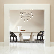 Spheres Rectangle Dining Table - White