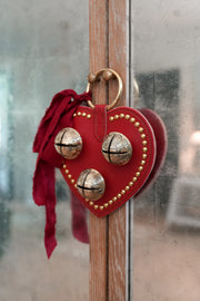 Heart Door Hanger Bells
