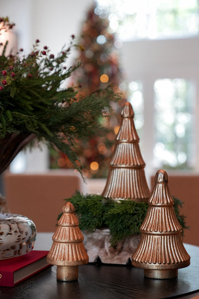 Gold Mercury Glass Trees