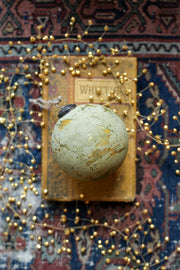 Green & Gold Distressed Ball