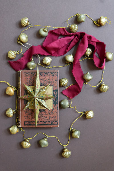 Mercury Glass Ornament Garland
