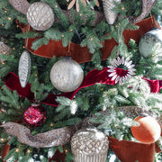 Antique Glass Wreath Ornament - Small