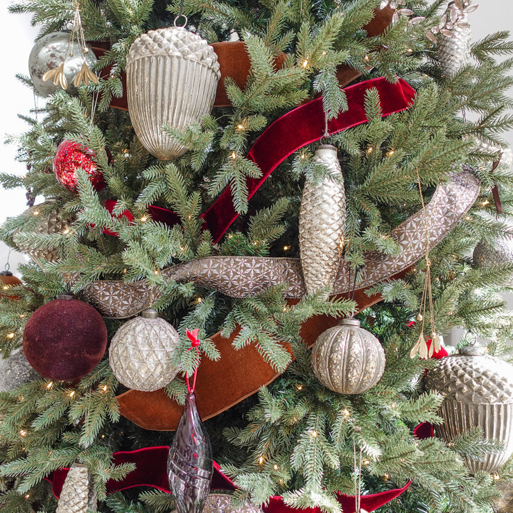Antiqued Pinecone Ornament - Large