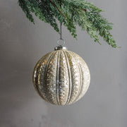 Gold Embossed Ornament - Large