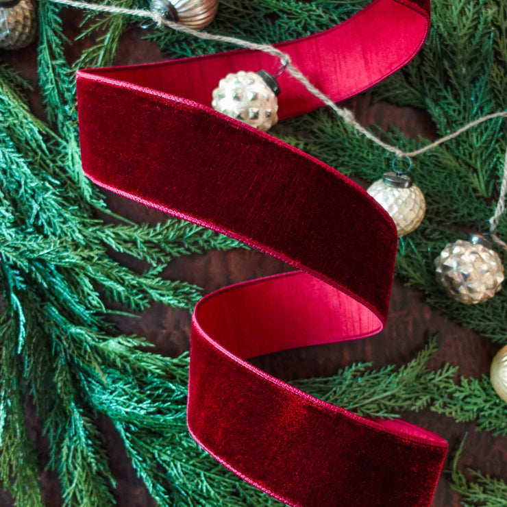 Ruby Velvet 2.5" Ribbon
