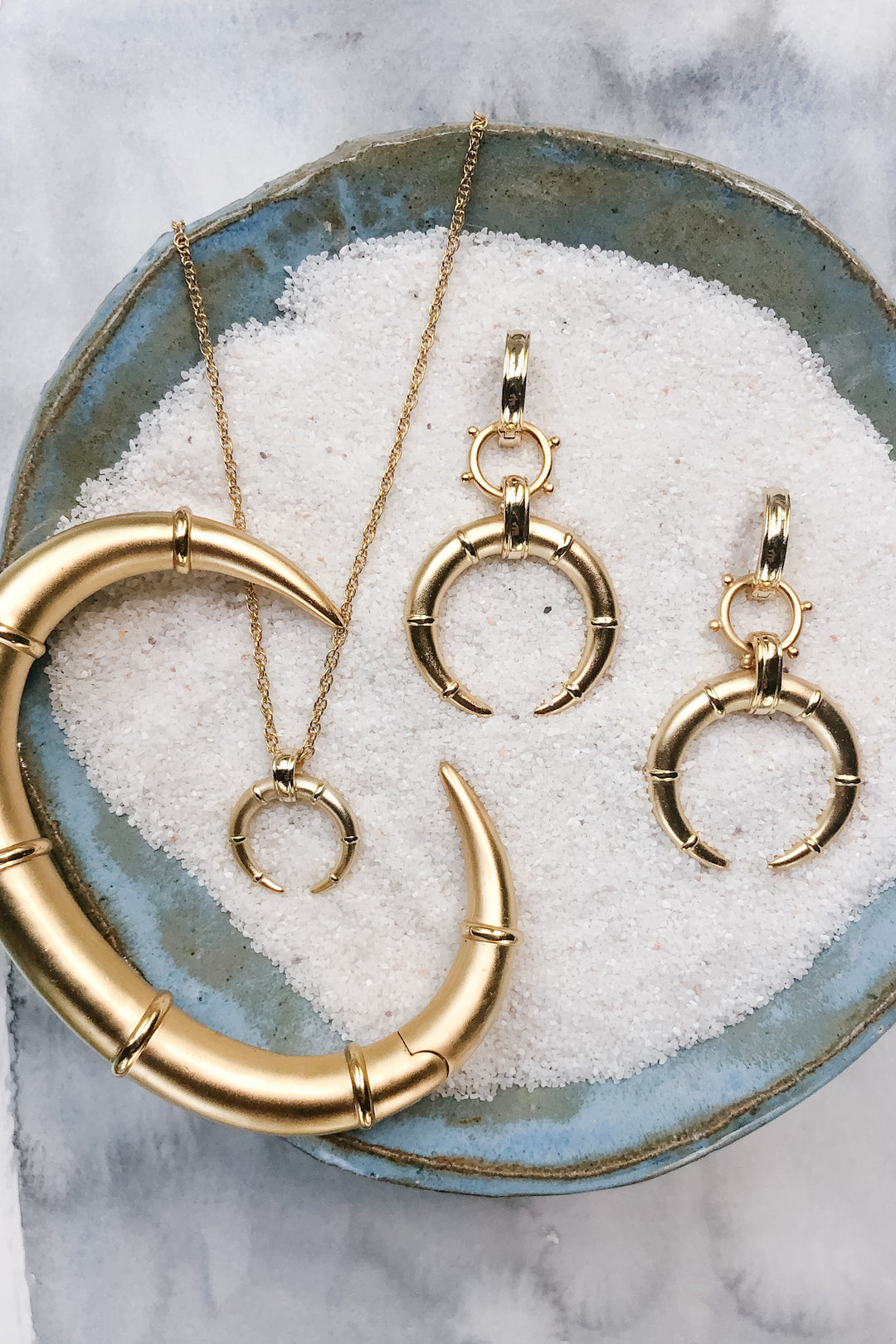 【YOURNUS】Ethnic Horn Necklace Horn Necklace, Statement Necklace, Natural Jewelry, Ethnic