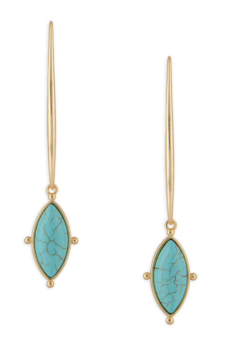 Ashley Childers, Lauren Earrings Turquoise