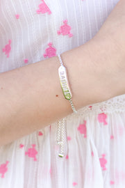 Ashley Childers, thrive ID Bracelet Silver