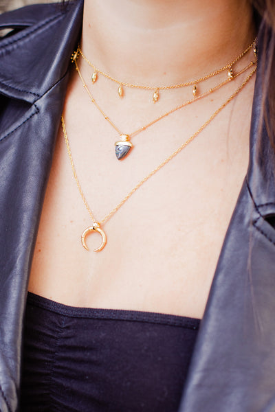 Ashley Childers, Aegean Abalone Necklace