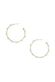Ashley Childers, Ball Gold Hoops, Medium