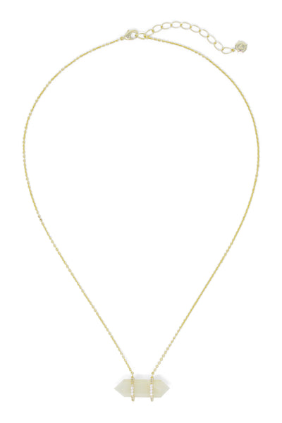 Lock and Chain Necklace, Gold – Ashley Childers