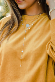 Ashley Childers, Thorn Lariat Necklace