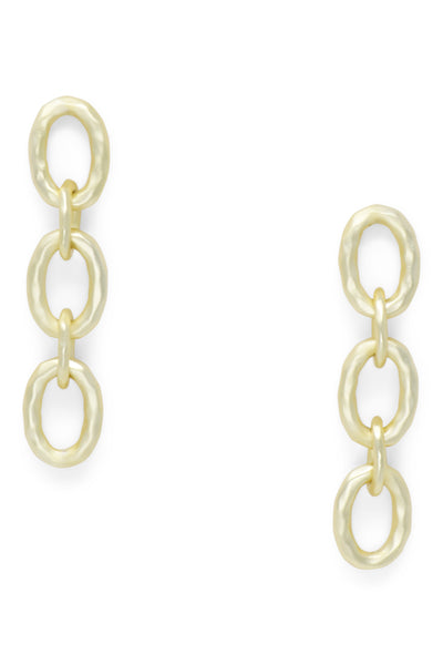Ashley Childers, Classic Gold Link Earrings