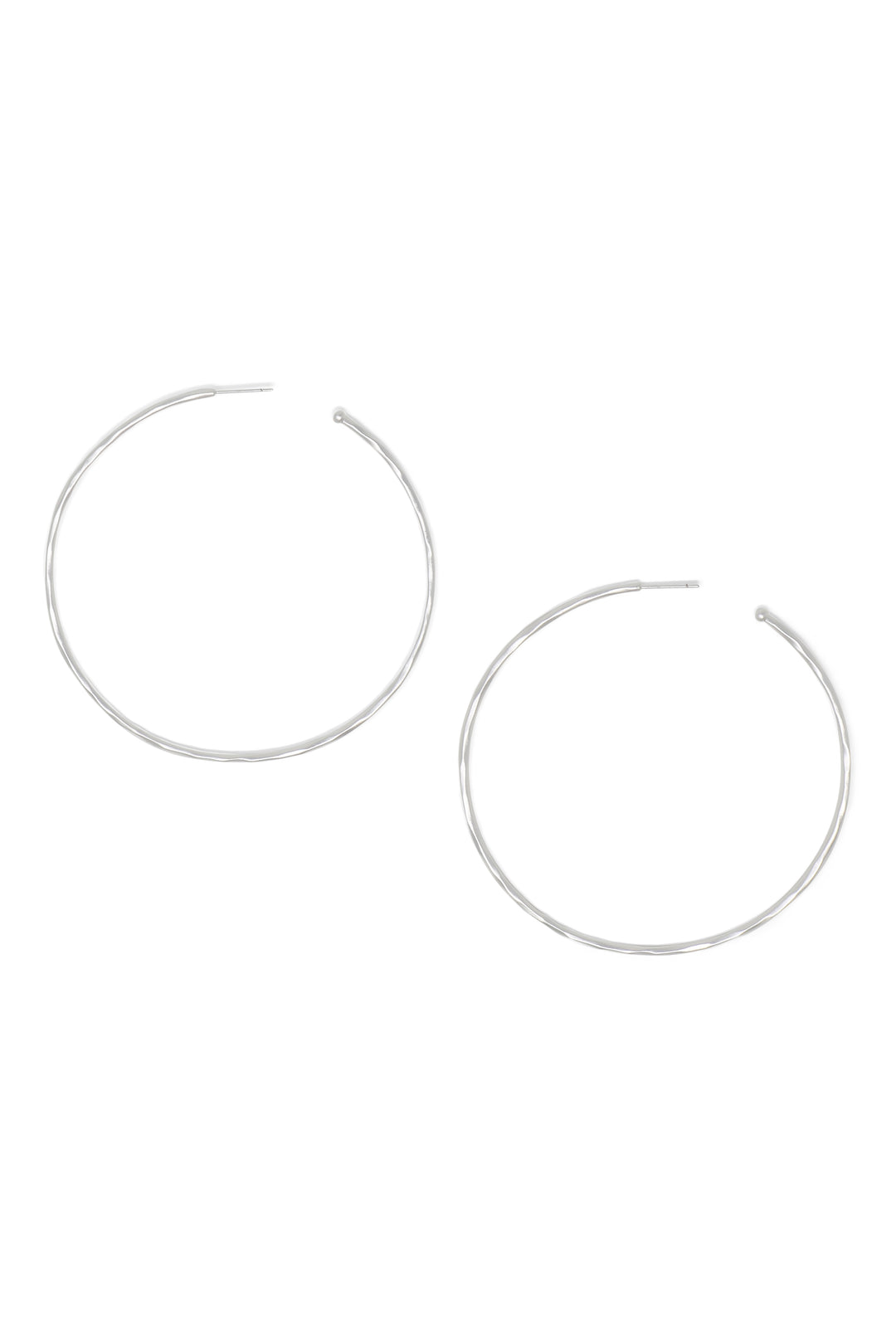 Silver hoops deals