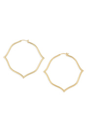 Ashley Childers, Signature Gold Hoops, Large
