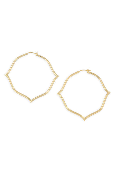Ashley Childers, Signature Gold Hoops, Large