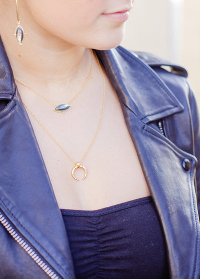Ashley Childers, Lauren Abalone Necklace
