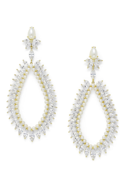 Ashley Childers, Marquise Statement Earrings