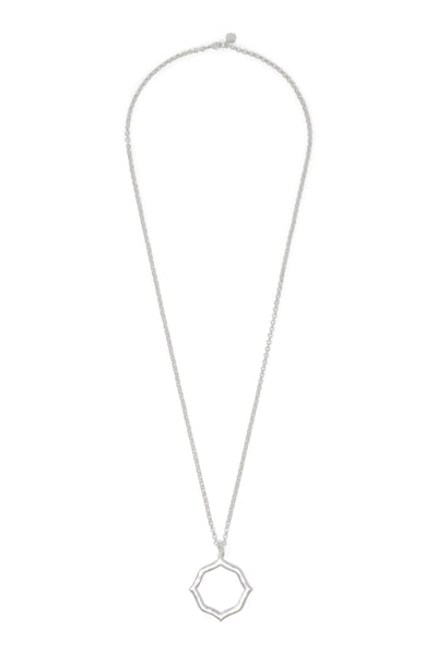 Ashley Childers, Signature Hammered Pendant in Silver