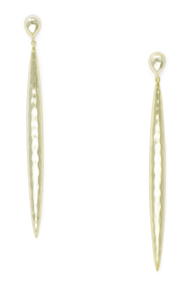 Ashley Childers, Thorn Gold Earrings