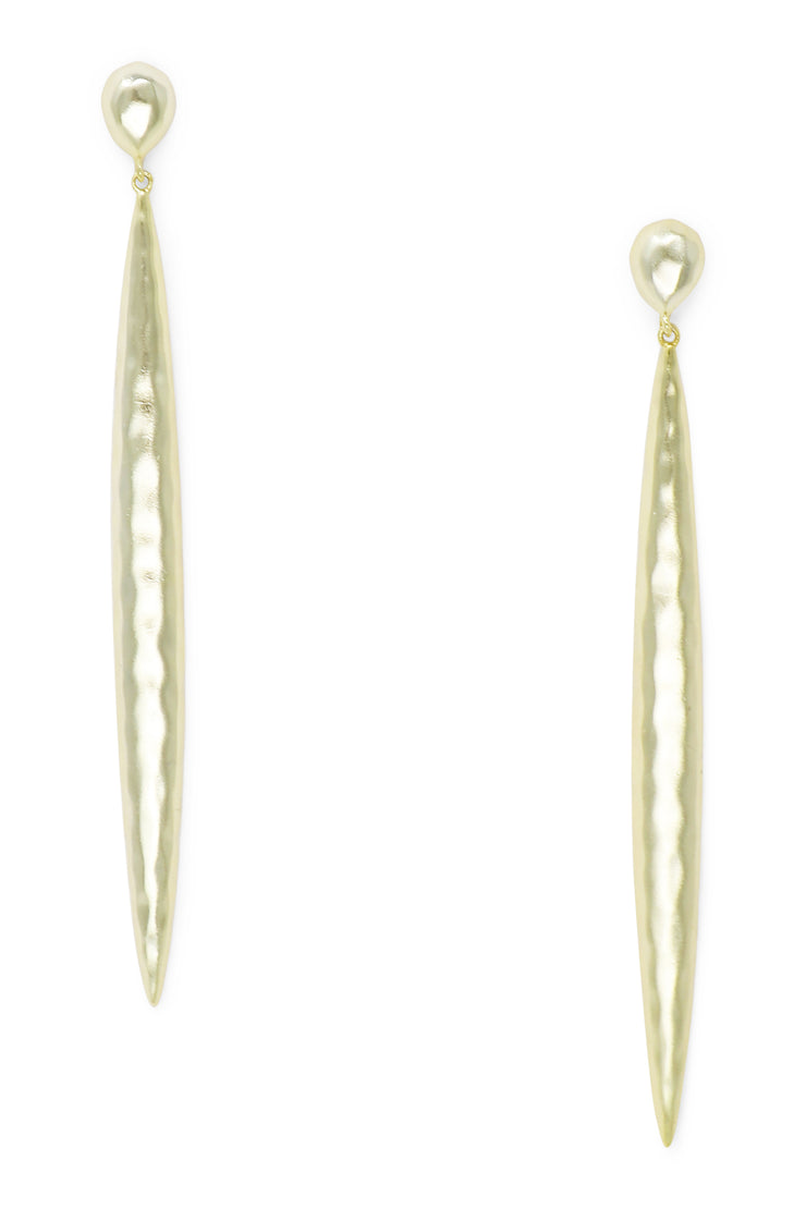Ashley Childers, Thorn Gold Earrings