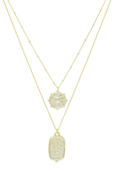 Ashley Childers, Zodiac Layered Necklace, Taurus