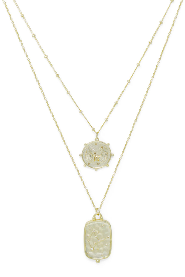 Ashley Childers, Zodiac Layered Necklace, Virgo
