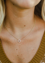 Ashley Childers Signature Mini Necklace in Druzy delicate necklace for everyday