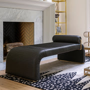 Cade Daybed - Milk Leather