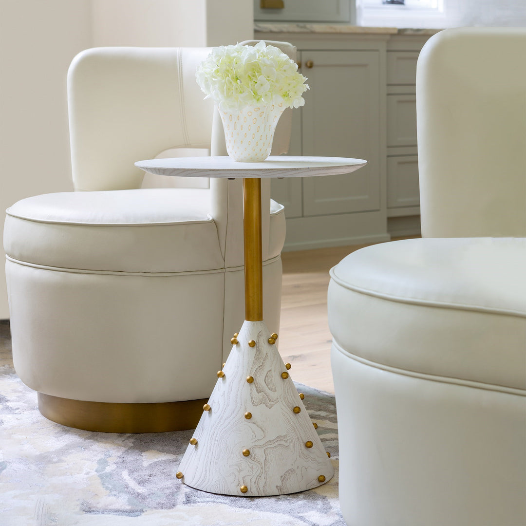 Spheres Center Table - White – Ashley Childers